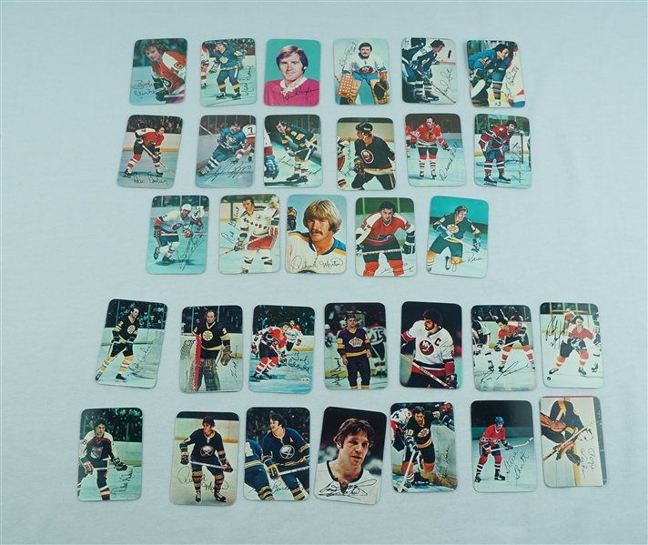 1976 & 1977 NHL Collection of Topps Glossy Hockey Cards 