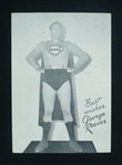 George Reeves Vintage 1958 "Superman" Studio Publicity Photo Card