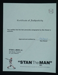 Stan Musial Autographed St. Louis Cardinals Baseball Hat w/ Musial Signed Letter