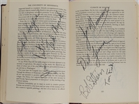 Minnesota Gophers Autographed Book w/ 1,120 Signatures Including Bruce Smith & Herb Brooks JSA LOA