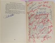 Minnesota Gophers Autographed Book w/ 1,120 Signatures Including Bruce Smith & Herb Brooks JSA LOA