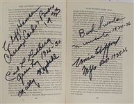 Minnesota Gophers Autographed Book w/ 1,120 Signatures Including Bruce Smith & Herb Brooks JSA LOA