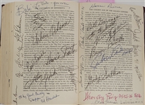 Minnesota Gophers Autographed Book w/ 1,120 Signatures Including Bruce Smith & Herb Brooks JSA LOA