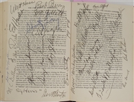 Minnesota Gophers Autographed Book w/ 1,120 Signatures Including Bruce Smith & Herb Brooks JSA LOA