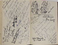 Minnesota Gophers Autographed Book w/ 1,120 Signatures Including Bruce Smith & Herb Brooks JSA LOA