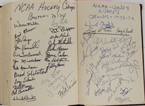 Minnesota Gophers Autographed Book w/ 1,120 Signatures Including Bruce Smith & Herb Brooks JSA LOA