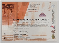 Mike Modano 1992-93 NHL All-Star Game Used & Autographed Jersey *From 1st All Star Game* w/ MN North Stars Equipment Manager Letter of Provenance & Rich Ellis LOA
