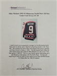 Mike Modano 1992-93 NHL All-Star Game Used & Autographed Jersey *From 1st All Star Game* w/ MN North Stars Equipment Manager Letter of Provenance & Rich Ellis LOA