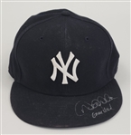 Derek Jeter c. 2009-11 New York Yankees Game Used & Autographed Hat Steiner & Taube