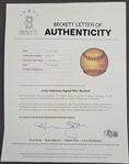 Jackie Robinson Autographed Mini OAL Baseball w/ Beckett LOA
