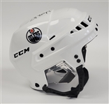 Wayne Gretzky & Connor McDavid Dual Autographed Edmonton Oilers Professional Model Helmet JSA