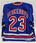 Jeff Beukeboom 1994-95 New York Rangers Game Used Jersey MEARS A10