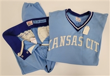 Orlando Cepeda 1974 Kansas City Royals Game Used & Twice Autographed Uniform Photomatched
