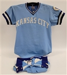 Orlando Cepeda 1974 Kansas City Royals Game Used & Twice Autographed Uniform Photomatched