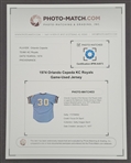 Orlando Cepeda 1974 Kansas City Royals Game Used & Twice Autographed Uniform Photomatched