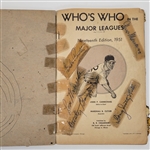 Vintage Who's Who in Baseball Autographed Book w/ 199 Signatures Including 3 Jackie Robinson & 2 Roy Campanella Signatures Beckett LOA
