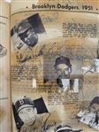 Vintage Who's Who in Baseball Autographed Book w/ 199 Signatures Including 3 Jackie Robinson & 2 Roy Campanella Signatures Beckett LOA