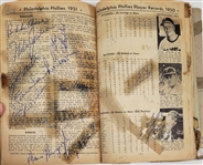 Vintage Who's Who in Baseball Autographed Book w/ 199 Signatures Including 3 Jackie Robinson & 2 Roy Campanella Signatures Beckett LOA