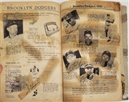 Vintage Who's Who in Baseball Autographed Book w/ 199 Signatures Including 3 Jackie Robinson & 2 Roy Campanella Signatures Beckett LOA