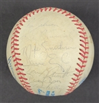 1985 Minnesota Twins Team Signed Baseball w/ Rookie Era Puckett Beckett LOA