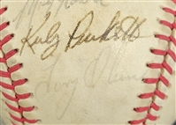 1985 Minnesota Twins Team Signed Baseball w/ Rookie Era Puckett Beckett LOA