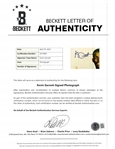 Kevin Garnett Rookie Era Autographed 8x10 Photo w/ Beckett LOA