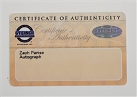 Zach Parise Autographed & Framed 16x20 Photo Steiner