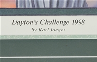 Arnold Palmer, Jack Nicklaus, Gary Player, & Tom Lehman Autographed & Framed Dayton's Challenge 1998 Karl Jaeger Lithograph LE #1/45 w/ Beckett LOA
