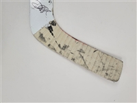 Devan Dubnyk Minnesota Wild Game Used & Autographed Hockey Stick & Autographed Photomatch 16x20 Photo w/ Wild LOA