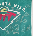 Minnesota Wild c. 2017 Team Signed Banner