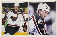 Lot of 2 Mark Parrish Autographed 8x10 Photos