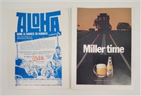 Vintage Lot of (2) 1977 & 1979 Programs w/ Bob Lurtsema