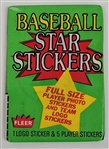 Lot of (25) Unopened 1987 Fleer Star Stickers Baseball Packs