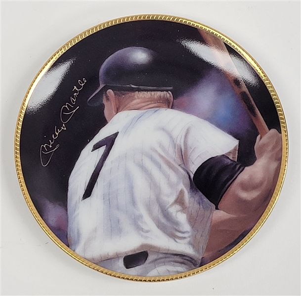 Mickey Mantle Limited Edition Collectors Plate