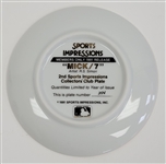 Mickey Mantle Limited Edition Collector's Plate