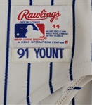 Robin Yount 1991 Milwaukee Brewers Game Used Jersey  