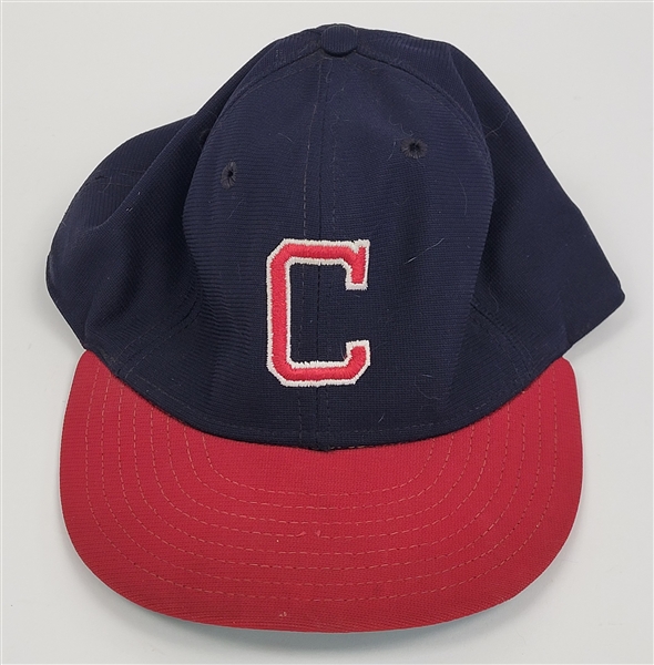 Bert Blyleven 1984 Cleveland Indians Game Used Hat JT Sports/ John Taube LOA