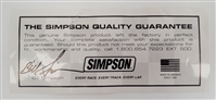 Rusty Wallace Autographed Simpson Racing Gloves