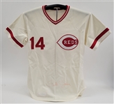 Pete Rose 1978 Cincinnati Reds Game Used & Autographed Jersey Beckett w/ Dave Miedema LOA
