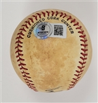 Lot of 2 - Carl Hubbell Autographed Baseball & Autographed Hall of Fame Plaque Postcard Beckett
