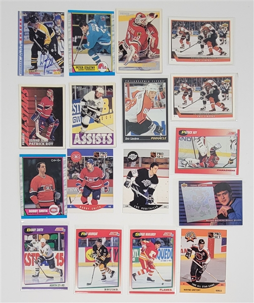 Collection of Miscellaneous Hockey Cards w/ Stars & Hall of Famers
