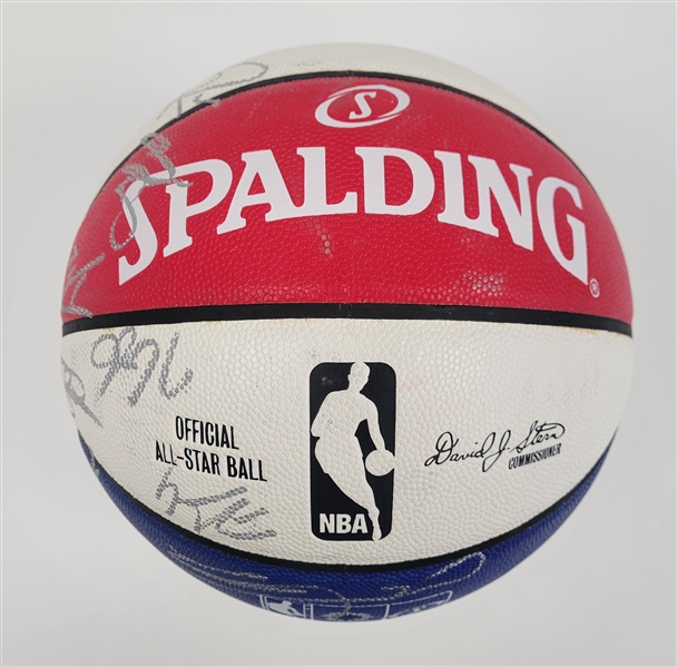 2011 NBA All-Stars Autographed Basketball LE #715/2011 w/ Durant Duncan & Garnett Beckett LOA