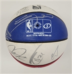 2011 NBA All-Stars Autographed Basketball LE #715/2011 w/ Durant Duncan & Garnett Beckett LOA