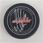 Nicklas Backstrom Autographed Washington Capitals Hockey Puck JSA