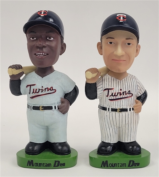 Lot of 2 Tony Oliva & Harmon Killebrew Autographed Minnesota Twins Bobbleheads Beckett