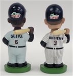 Lot of 2 Tony Oliva & Harmon Killebrew Autographed Minnesota Twins Bobbleheads Beckett