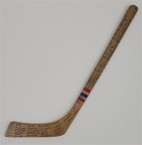 1942-43 Mini Hockey Stick