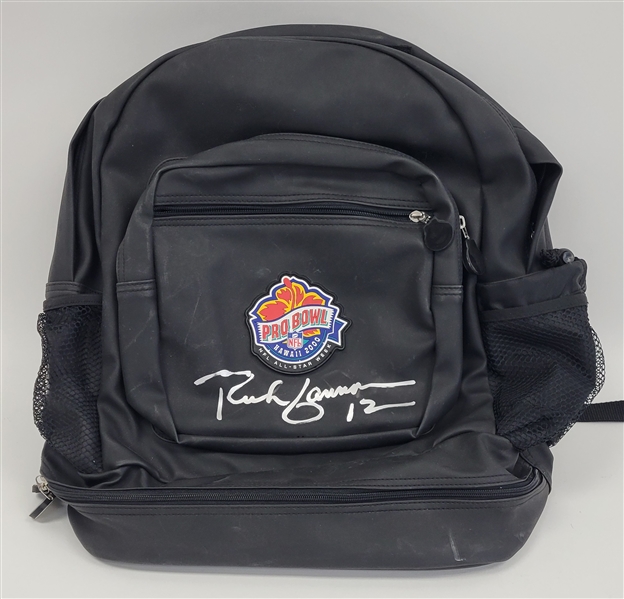 Rich Gannons Autographed 2000 Pro Bowl Backpack