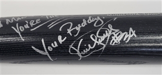 Kirby Puckett Autographed & Extensively Inscribed Louisville Slugger Bat w/ Beckett LOA