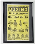 Lot of (2) 1977 & 1980 Fight Posters w/ Larry Holmes